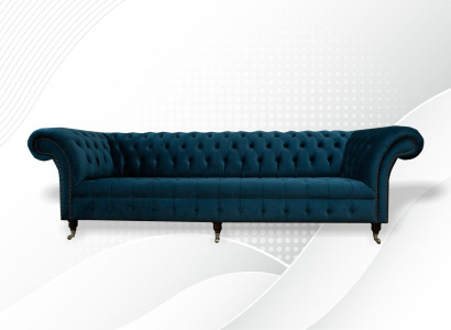 Design Sofa Chesterfield Upholstery Modern Textile Fabric Sofas 4 Seater Sleep